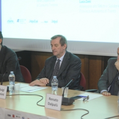 Renzo Moser Pierluigi Stefanini Renato DalpalÃ¹ Tavola rotonda Alleati per la prevenzione Serate organizzate da Unipol Sai con tema la salute