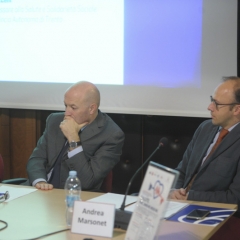 Renato DalpalÃ¹ Andrea Marsonet Tavola rotonda Alleati per la prevenzione Serate organizzate da Unipol Sai con tema la salute